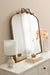 Arch Mirror Gold 28x30 7