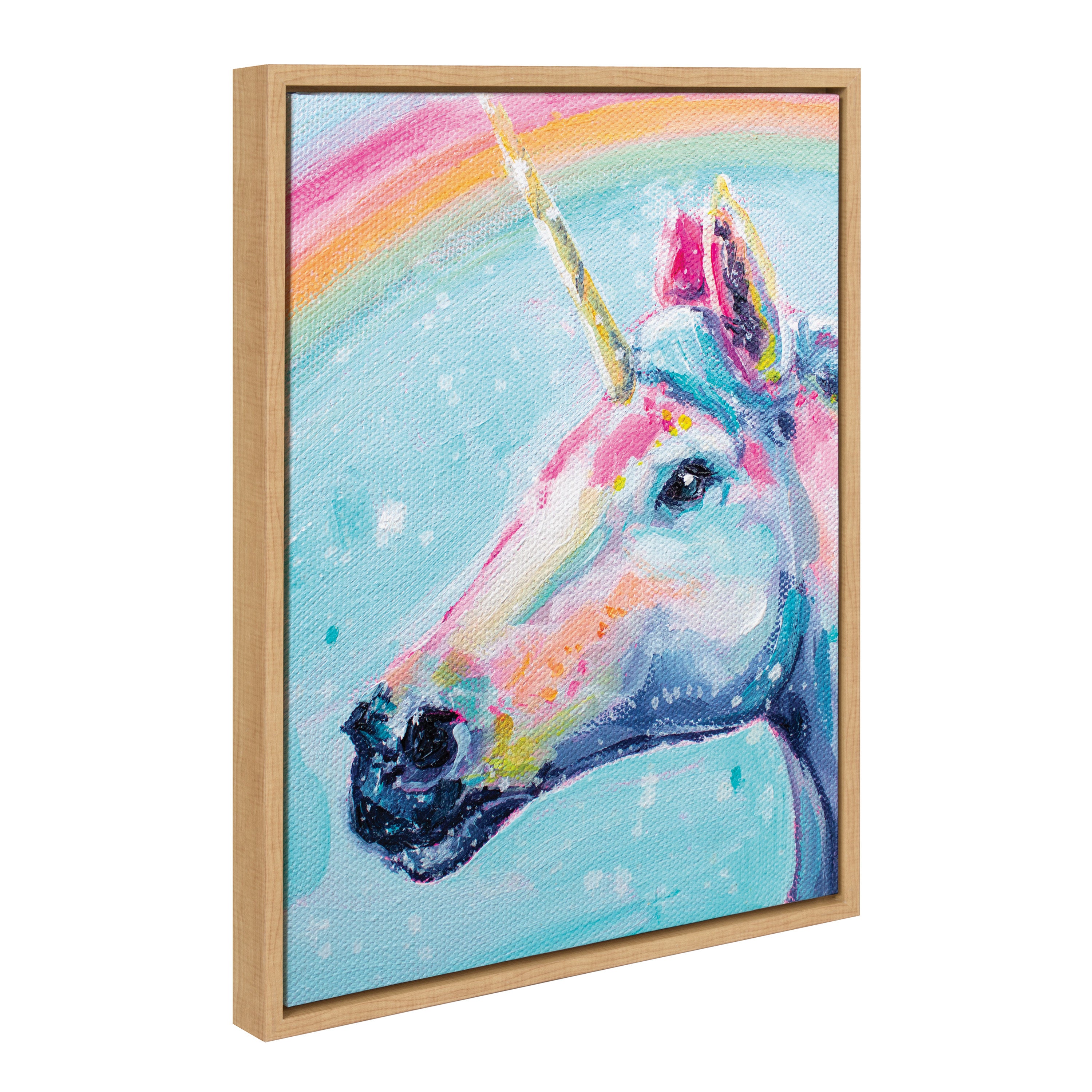 Sylvie Do You Believe in Magic Framed Canvas by Rachel Christopoulos