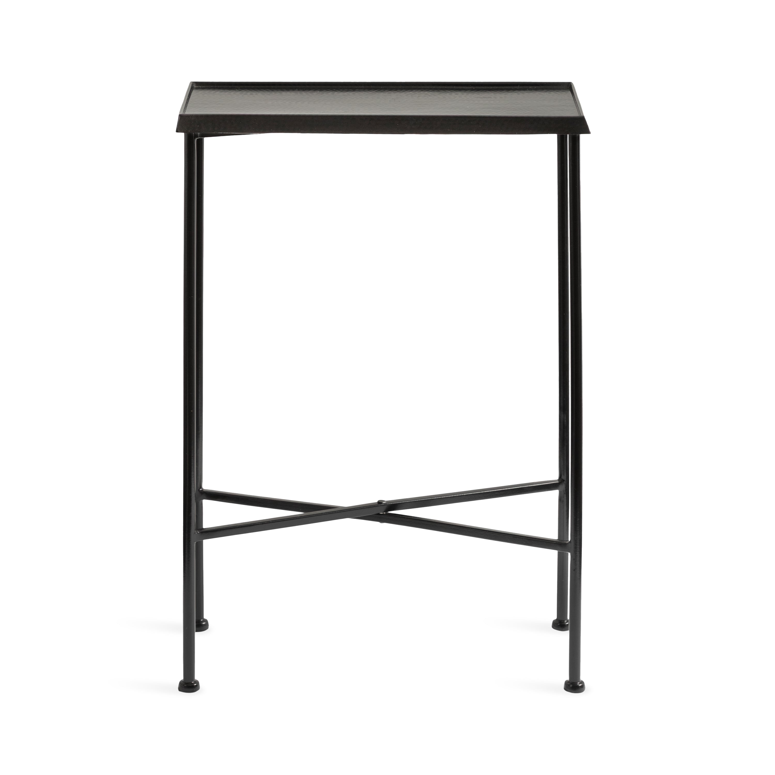Side Table Black 17x9x24 5