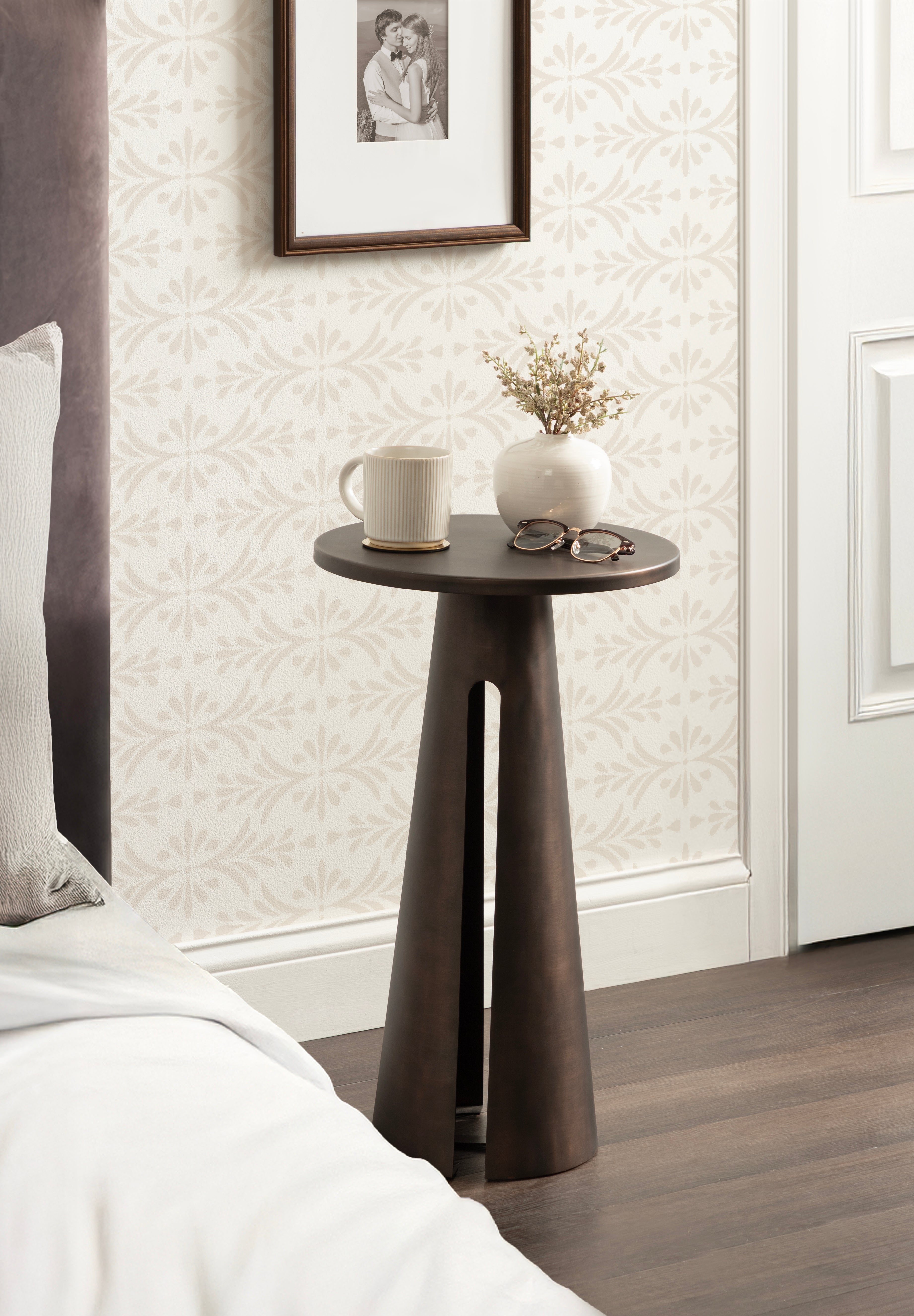 Side Table 14x14x24 Bronze 6