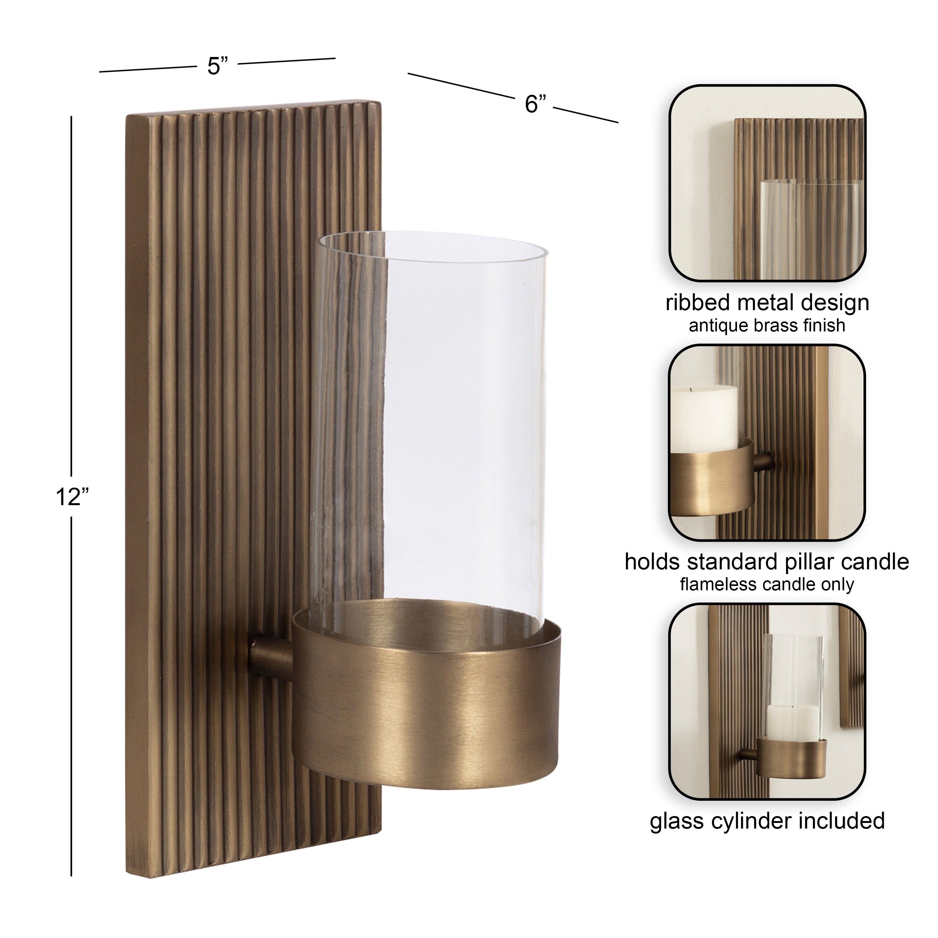 Rooks Metal Wall Sconce