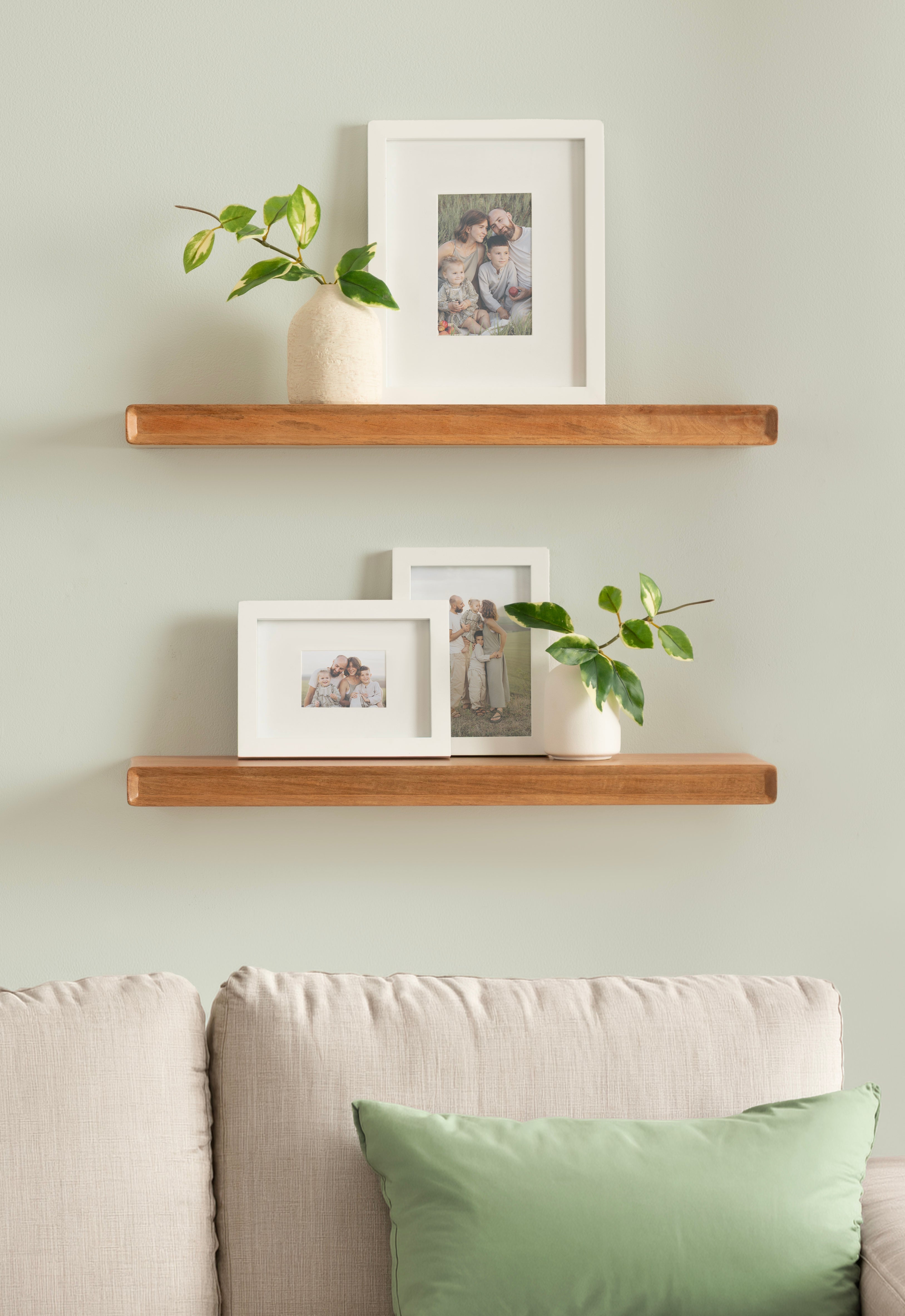 Floating Shelf Natural Biscuit 2 Piece 24 inch 6