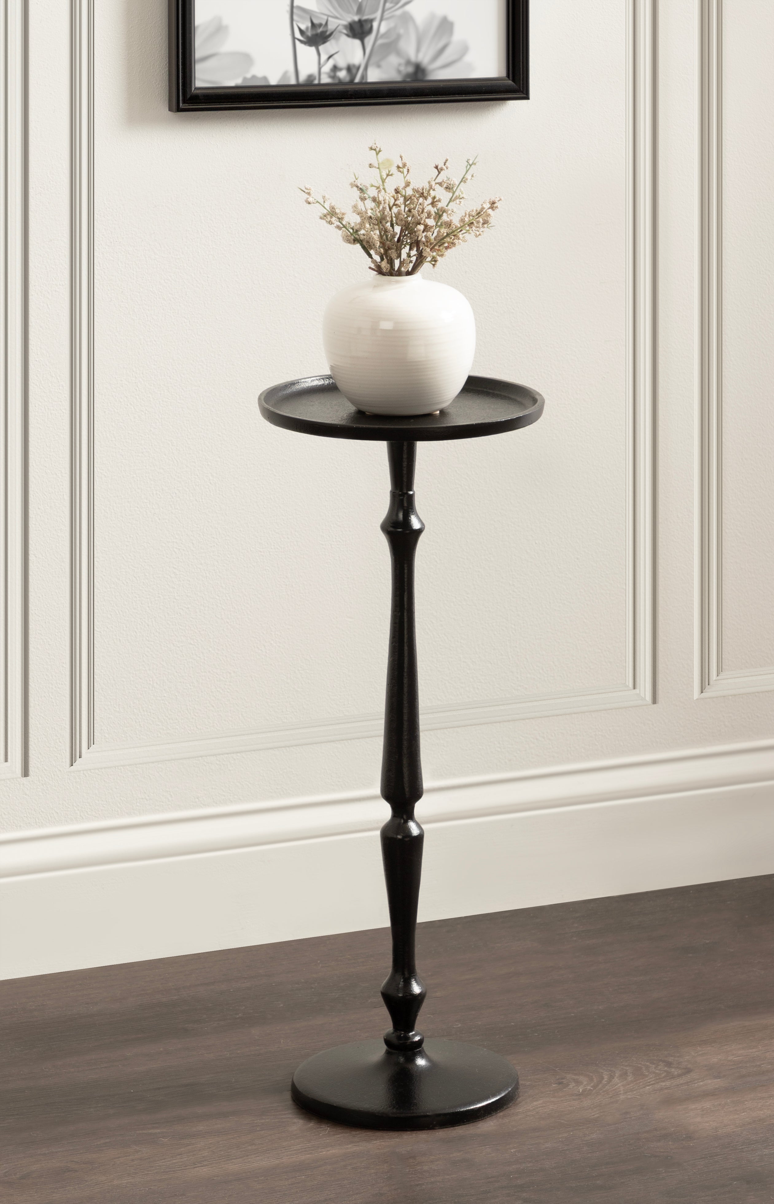 Drink Table Black 9x9x22 7