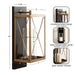 Wall Sconce 7x6x16 Black 2