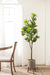 Faux Tree Pewter Rustic Brown 6.5' 8