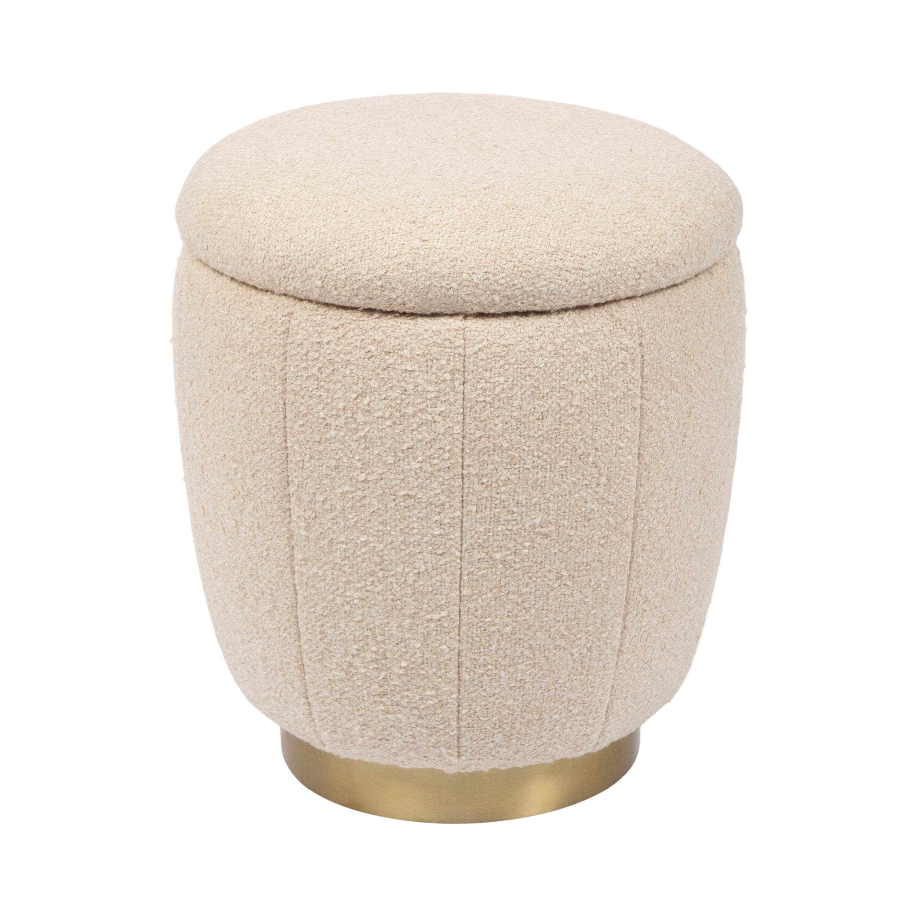 Storage Ottoman Gold 16x16x18 1