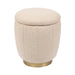 Storage Ottoman Gold 16x16x18 1