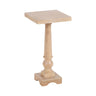 Butterfield Pedestal Wood Side Table