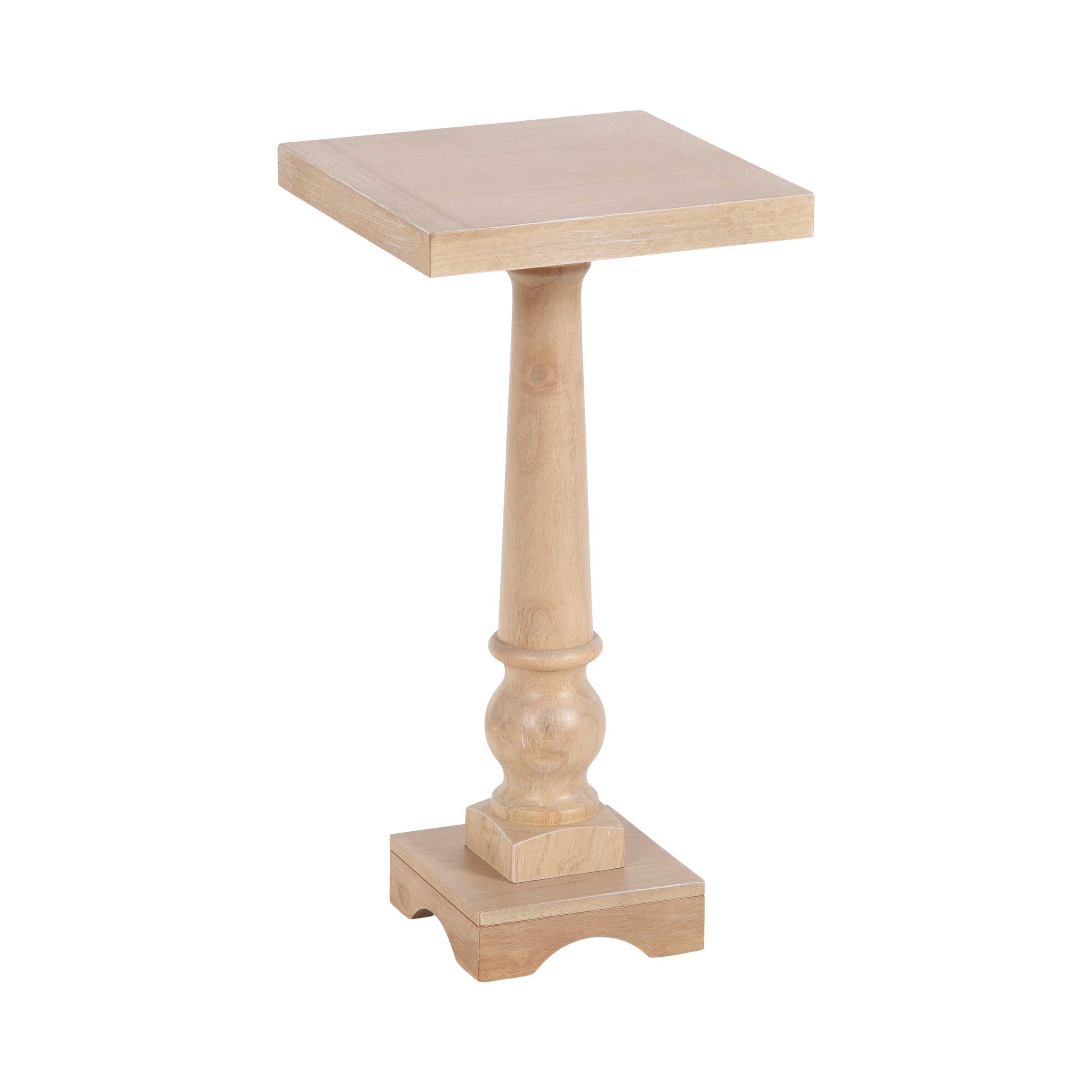 Side Table Natural Beige 12x12x25 1