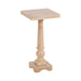 Side Table Natural Beige 12x12x25 1