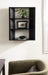 Accent Shelf Black 20x6x26 7
