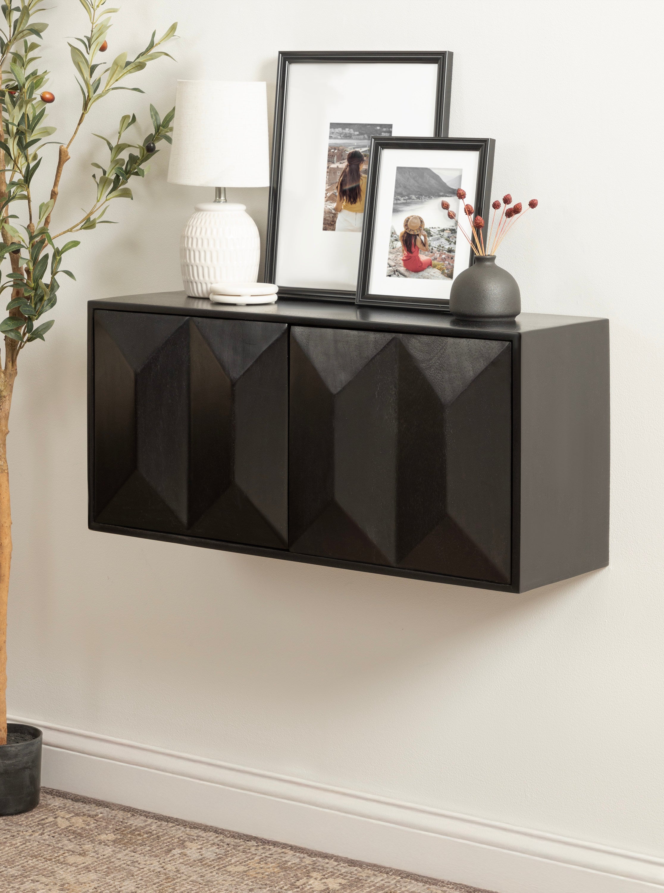 Ranier Two-Door Wall Cabinet