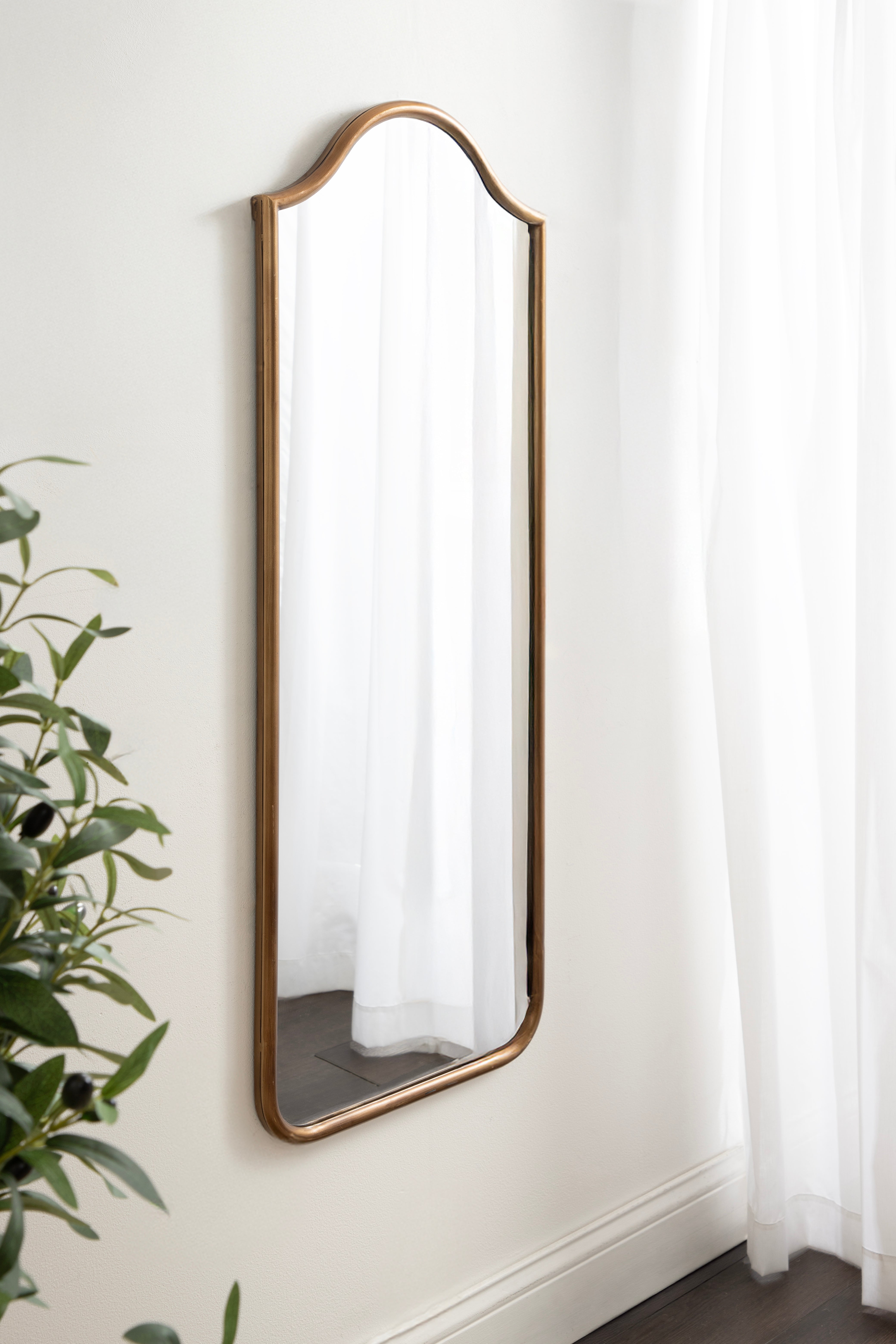 Full Length Mirror 18x48 Gold 7