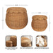 Baskets 2 piece Natural 2