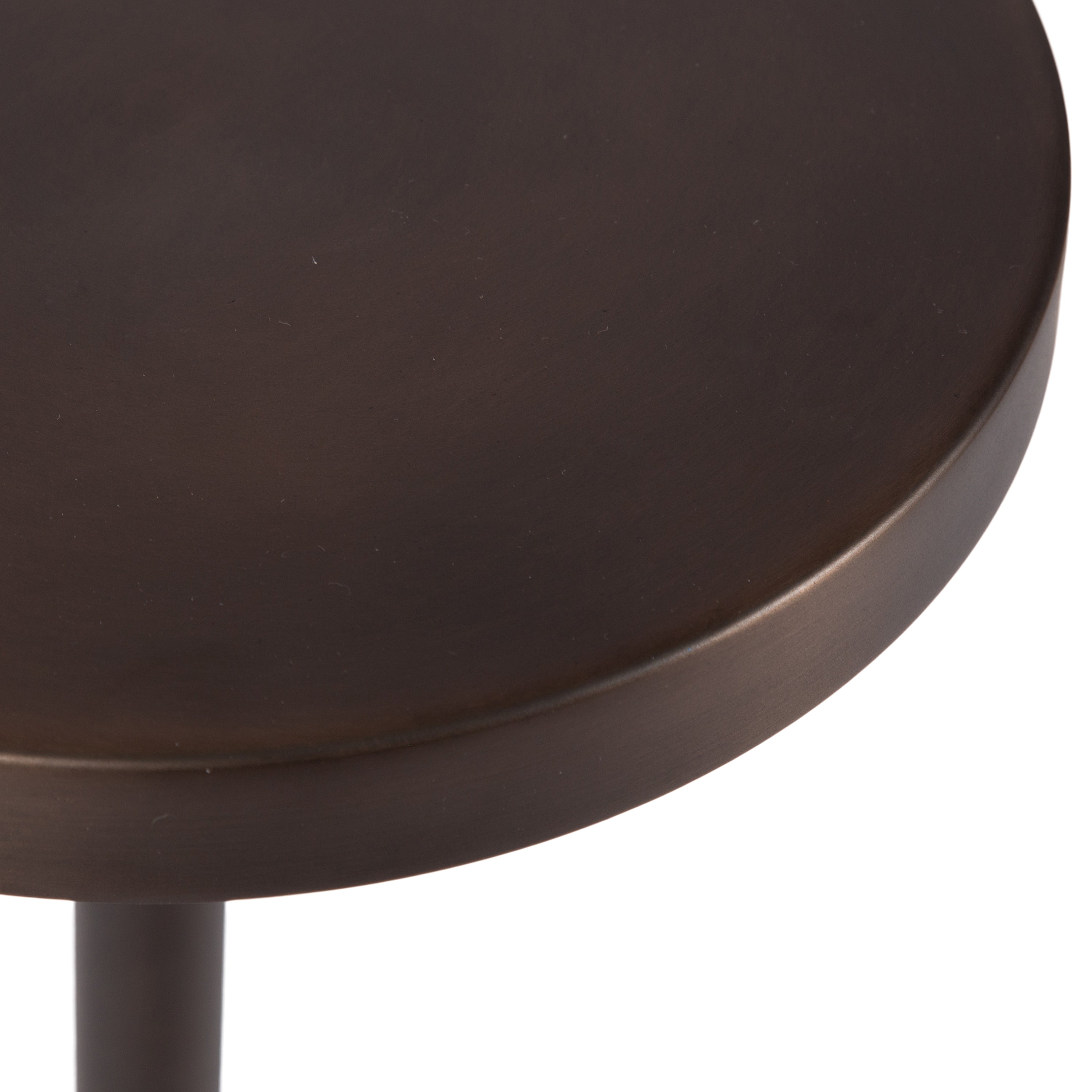 Drink Table Brown Bronze 10x10x24 3