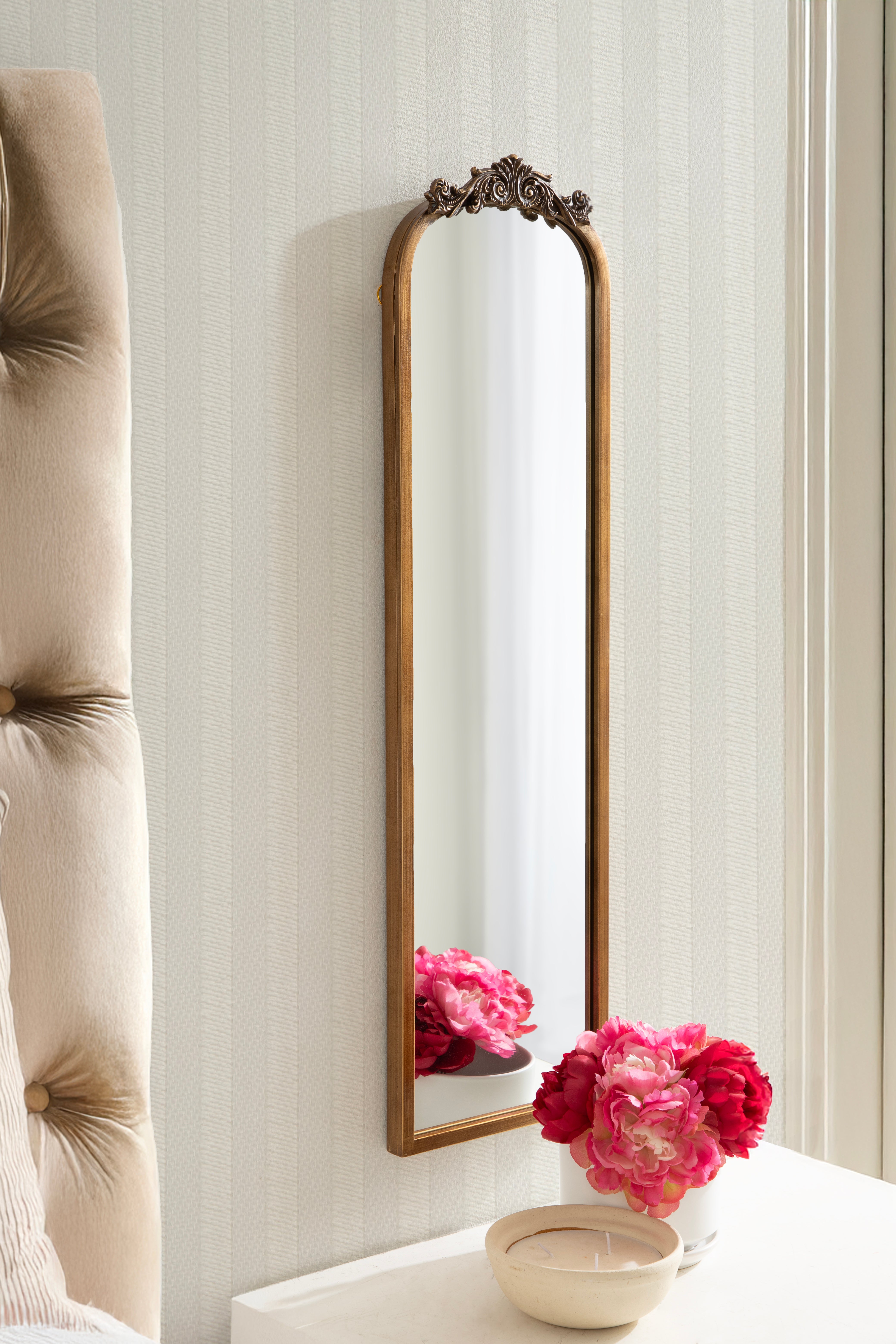 Arch Mirror 9x32 Gold 7