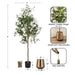 Faux Tree 5' Gold 2