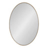 Elmora Leaf Embossed Oval Wall Mirror