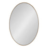 Elmora Leaf Embossed Oval Wall Mirror