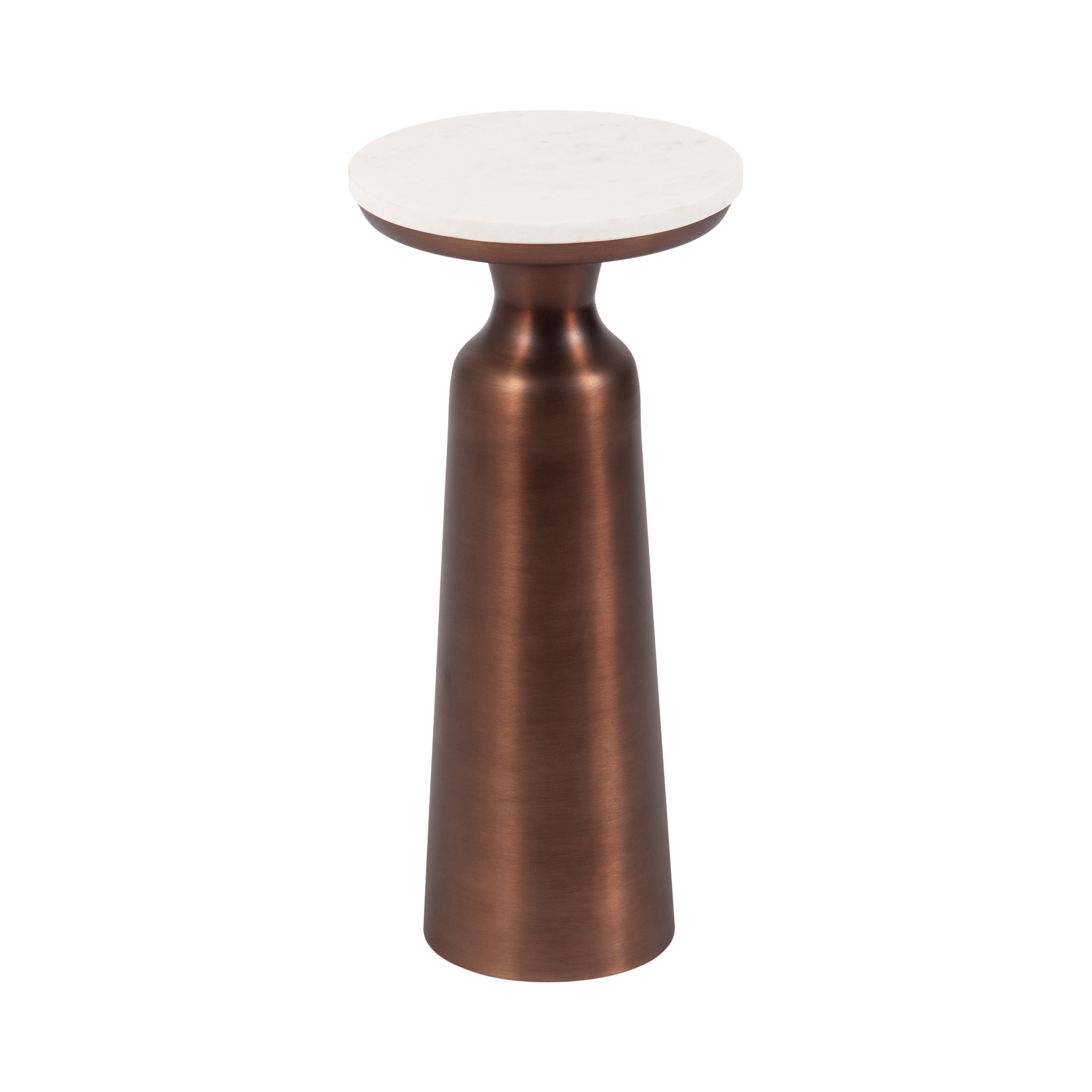 Drink Table White Bronze 10x10x22 1