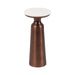 Drink Table White Bronze 10x10x22 1