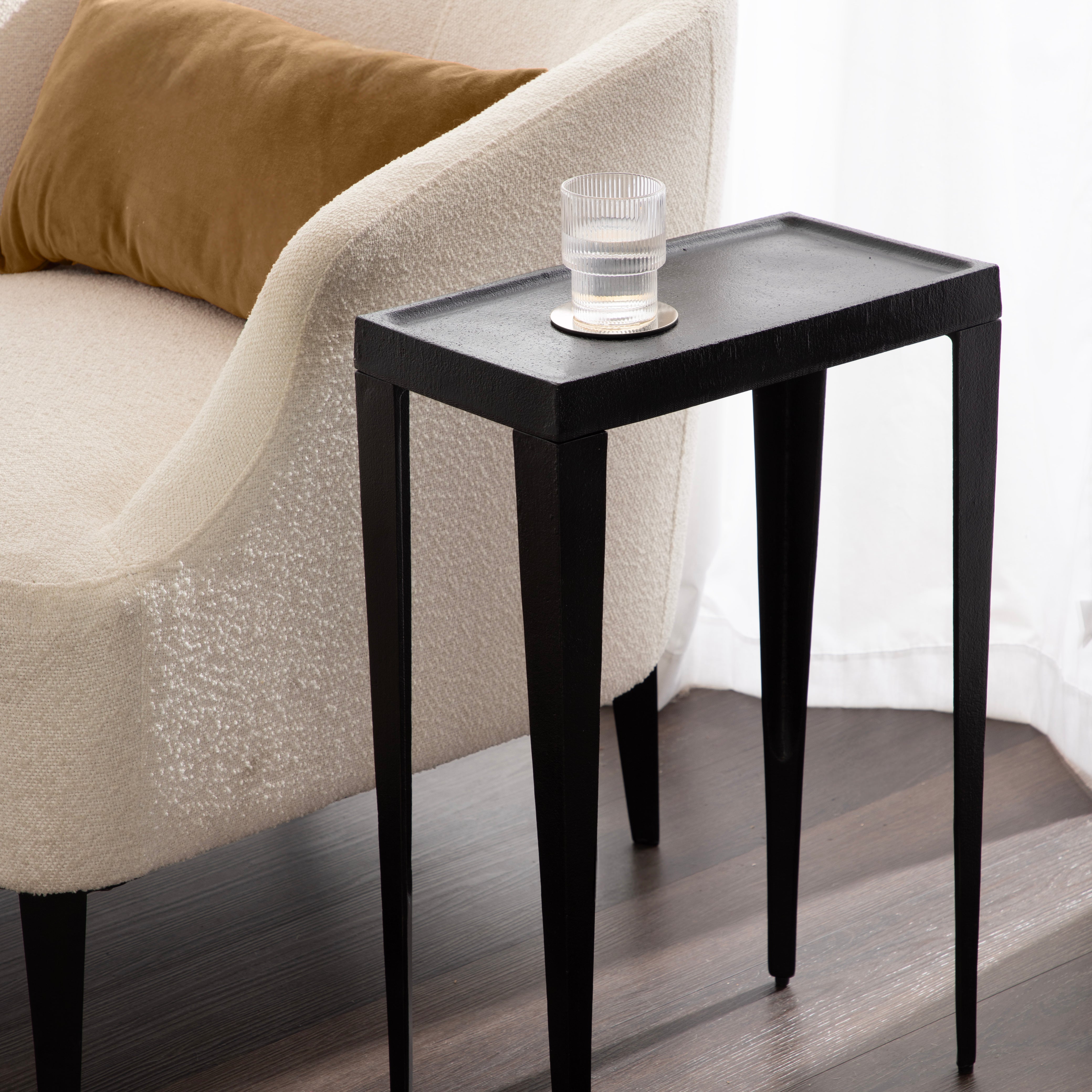 Side Table 16x8x25 Black 6