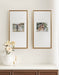 Wall Frame Gold 14x30 matted to 8x10 7