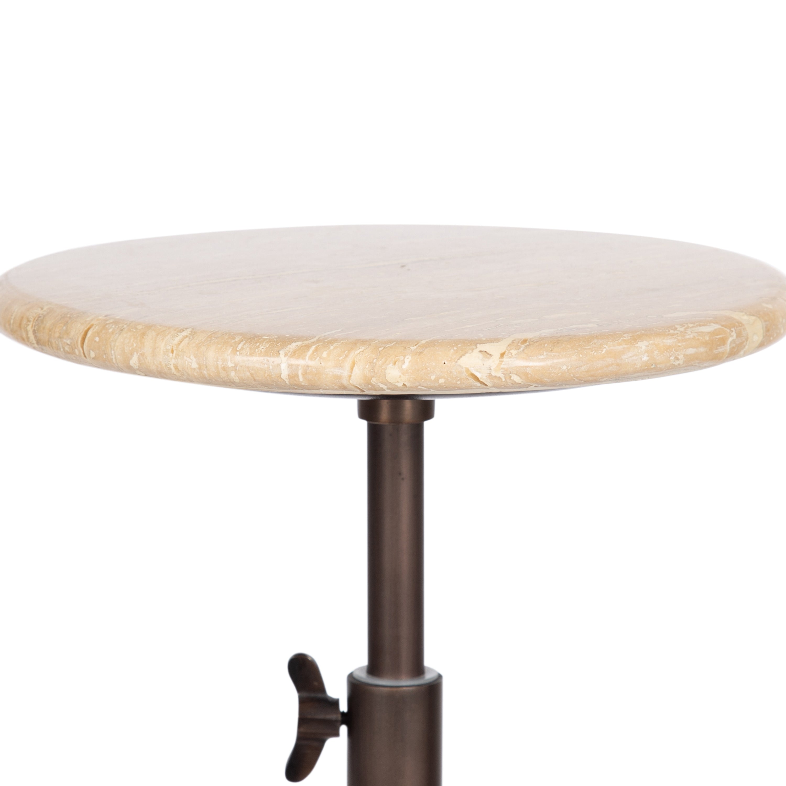 Drink Table 10x10x30 Cream Bronze 3