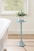 Drink Table Blue 9x9x23 7