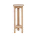 Side Table Natural Beige 12x12x30 1