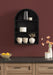 Accent Shelf Black 18x6x26 7