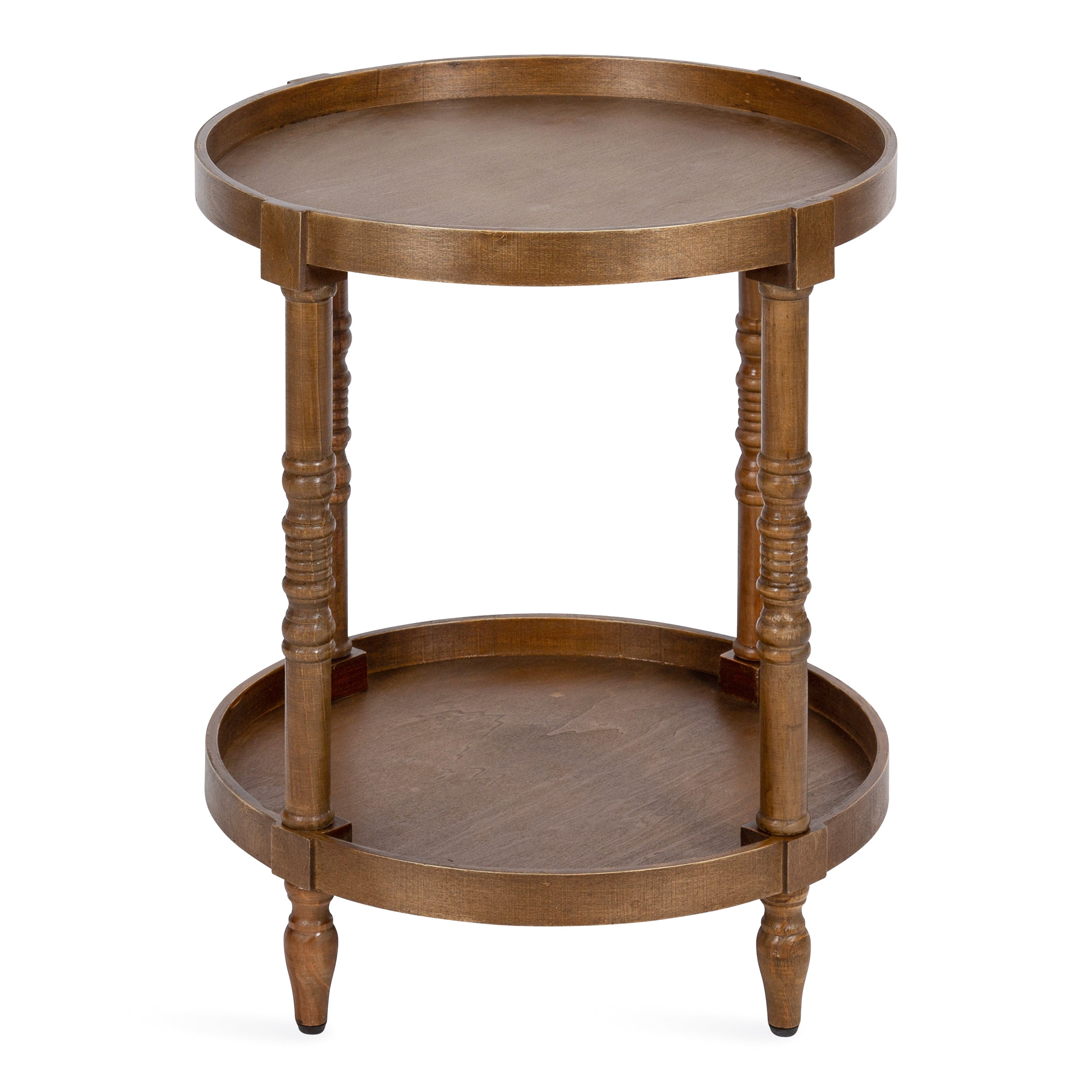 Side Table Rustic Brown 20x20x24 5
