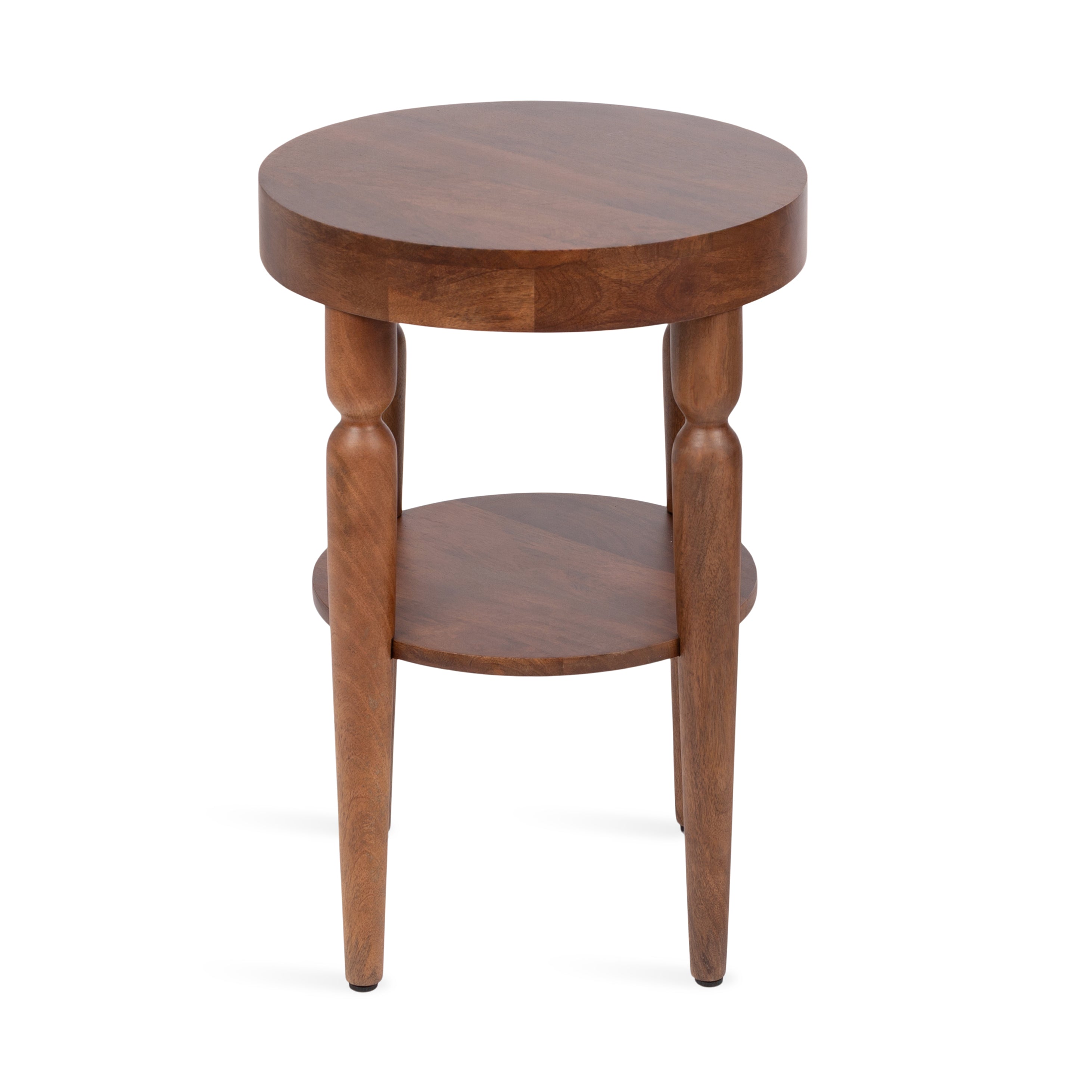 Side Table Walnut Brown 16x16x24 5