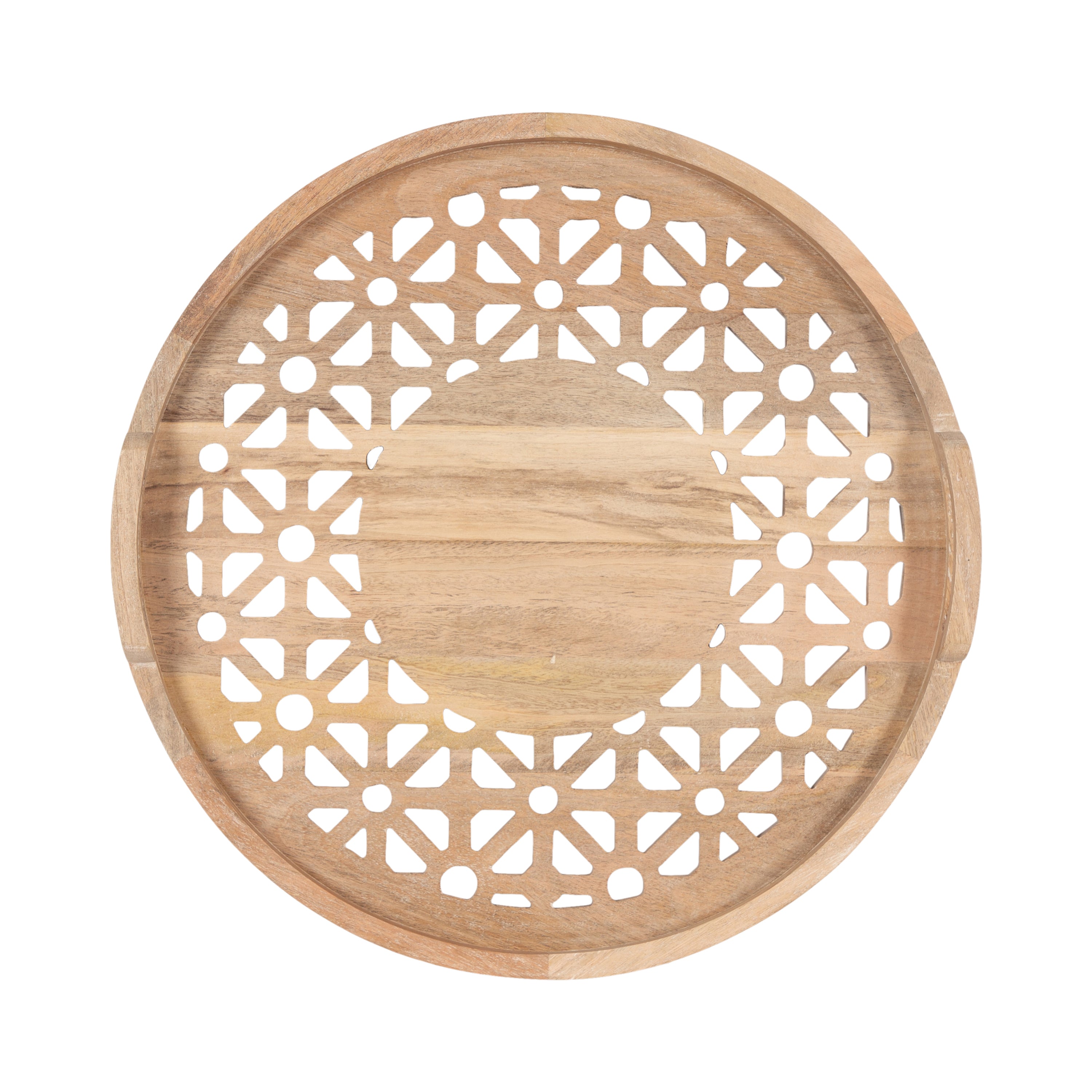 Single Tray 20" Diameter Natural 4