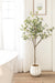 Faux Tree Distressed White 6' 7