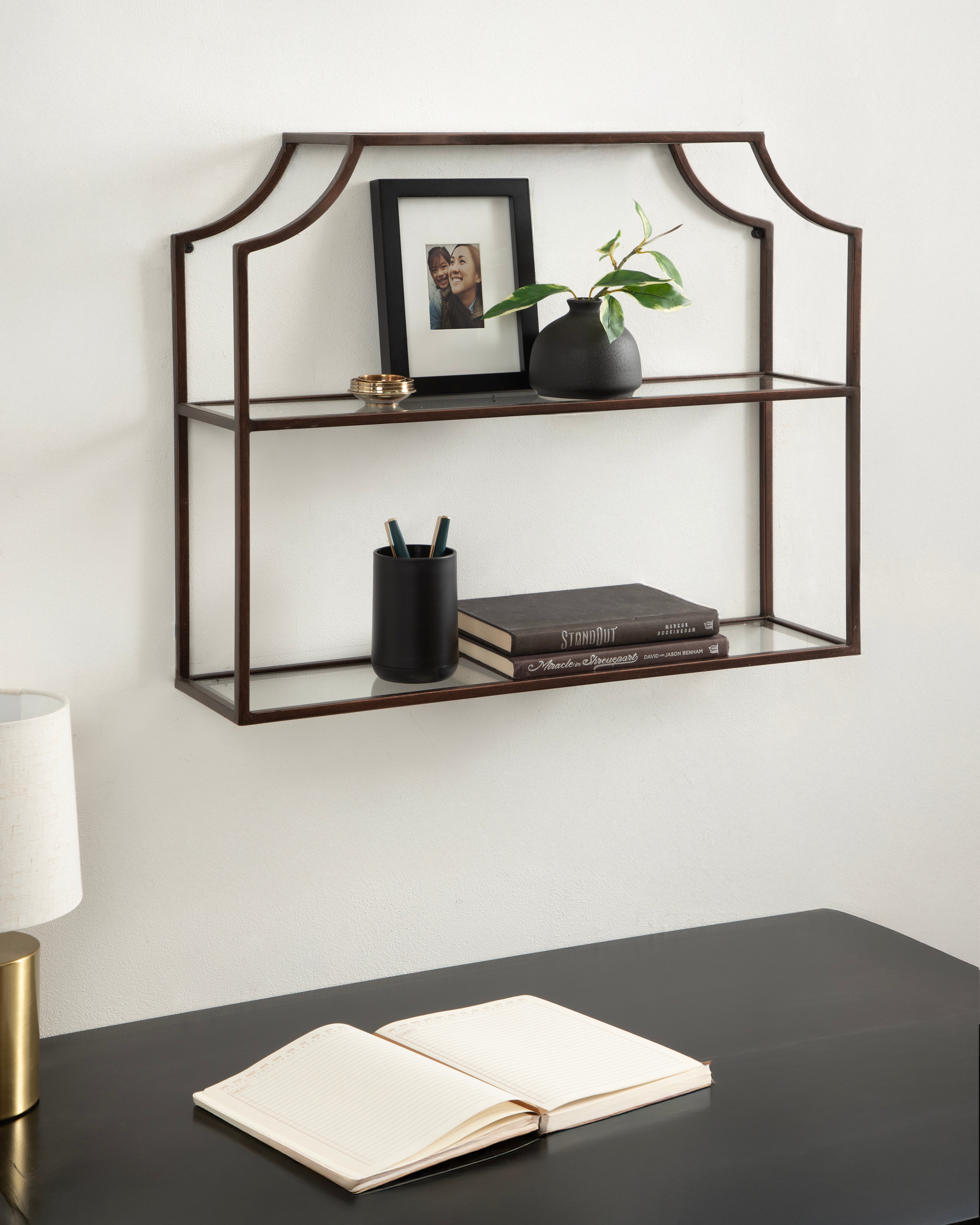 Accent Shelf Bronze 24x20 6