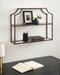 Accent Shelf Bronze 24x20 6