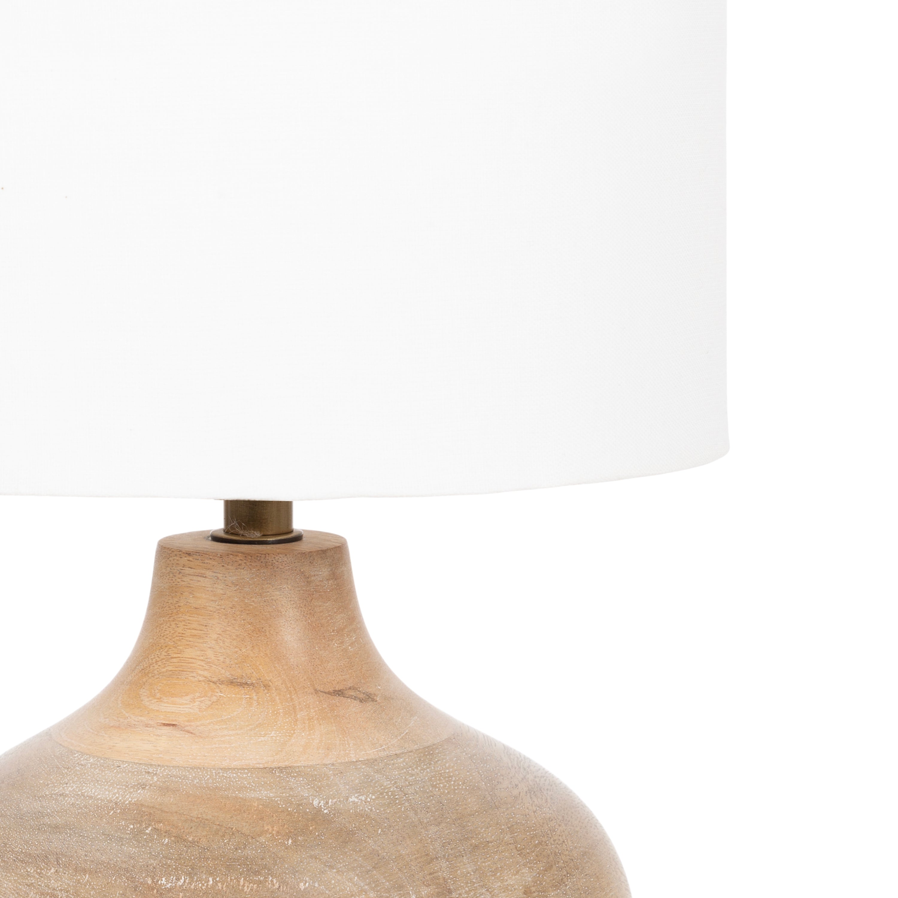 Tabletop Lamp Natural Beige 8x8x17 3
