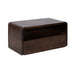 Floating Side Table Dark Brown 18x10x9 1