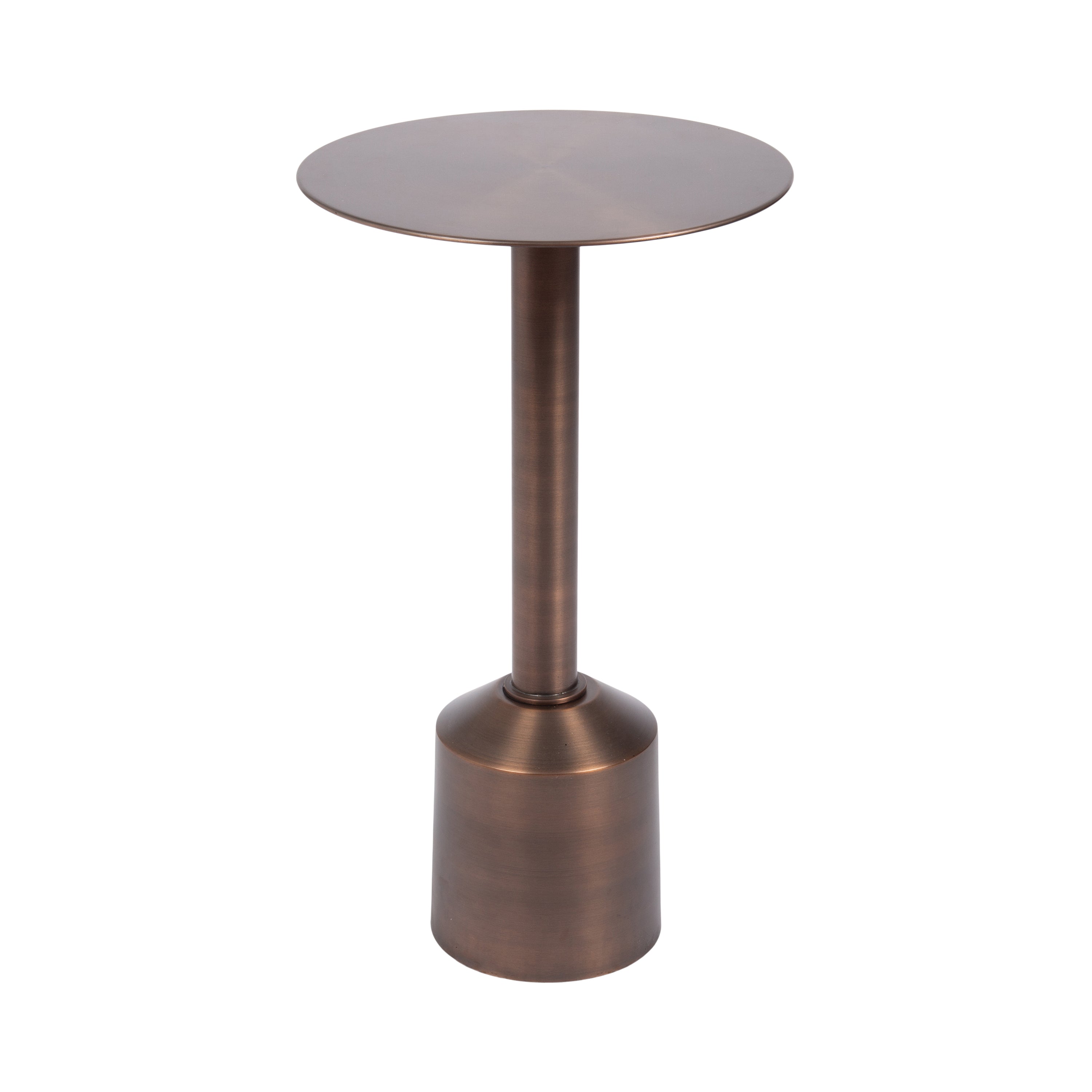 Side Table Bronze 14x14x24 1
