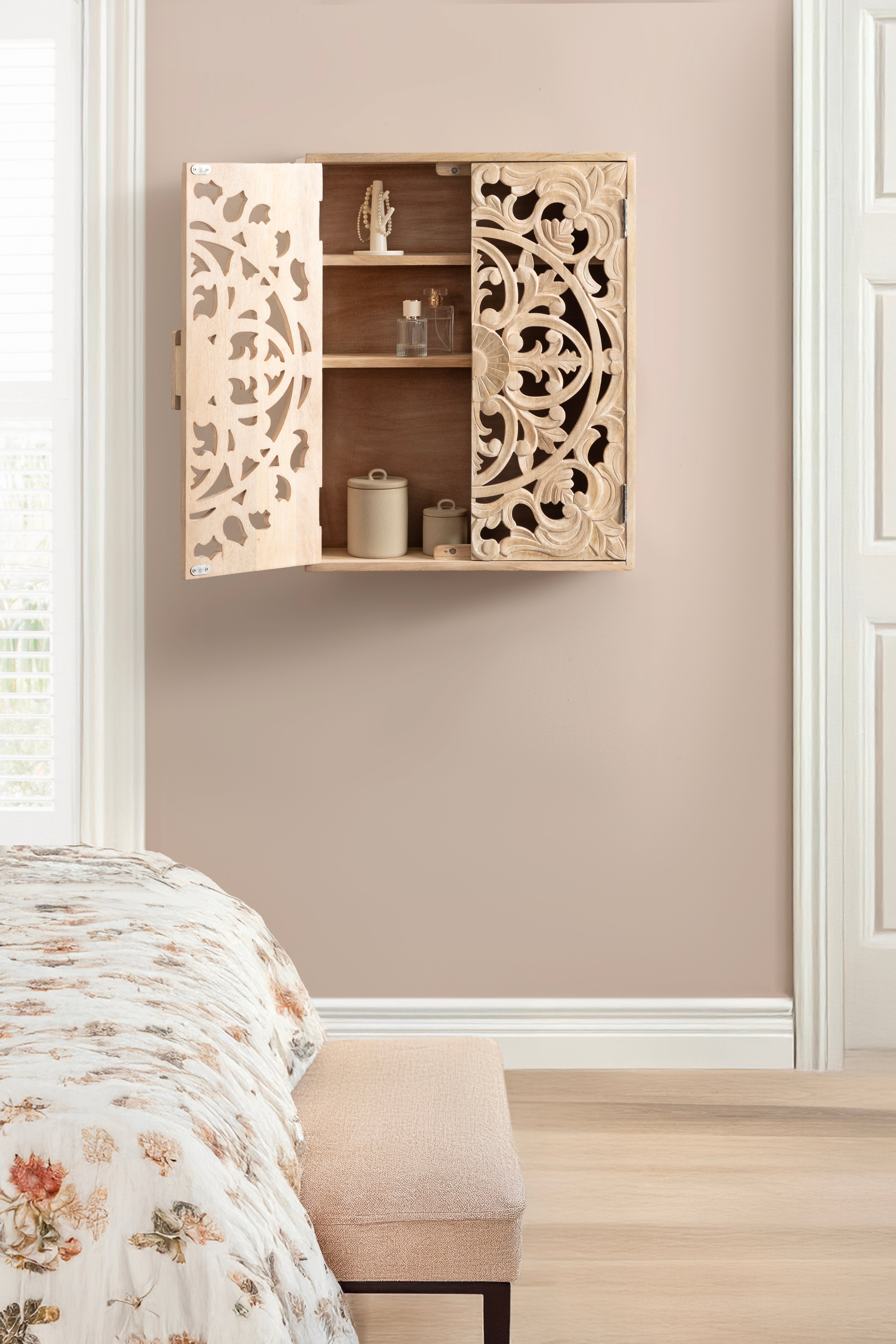 Cabinet Natural Beige 22x7x28 8