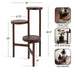 Plant Stand Dark Brown 16x16x35 2