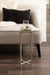 Drink Table Clear Silver 7x7x22 8
