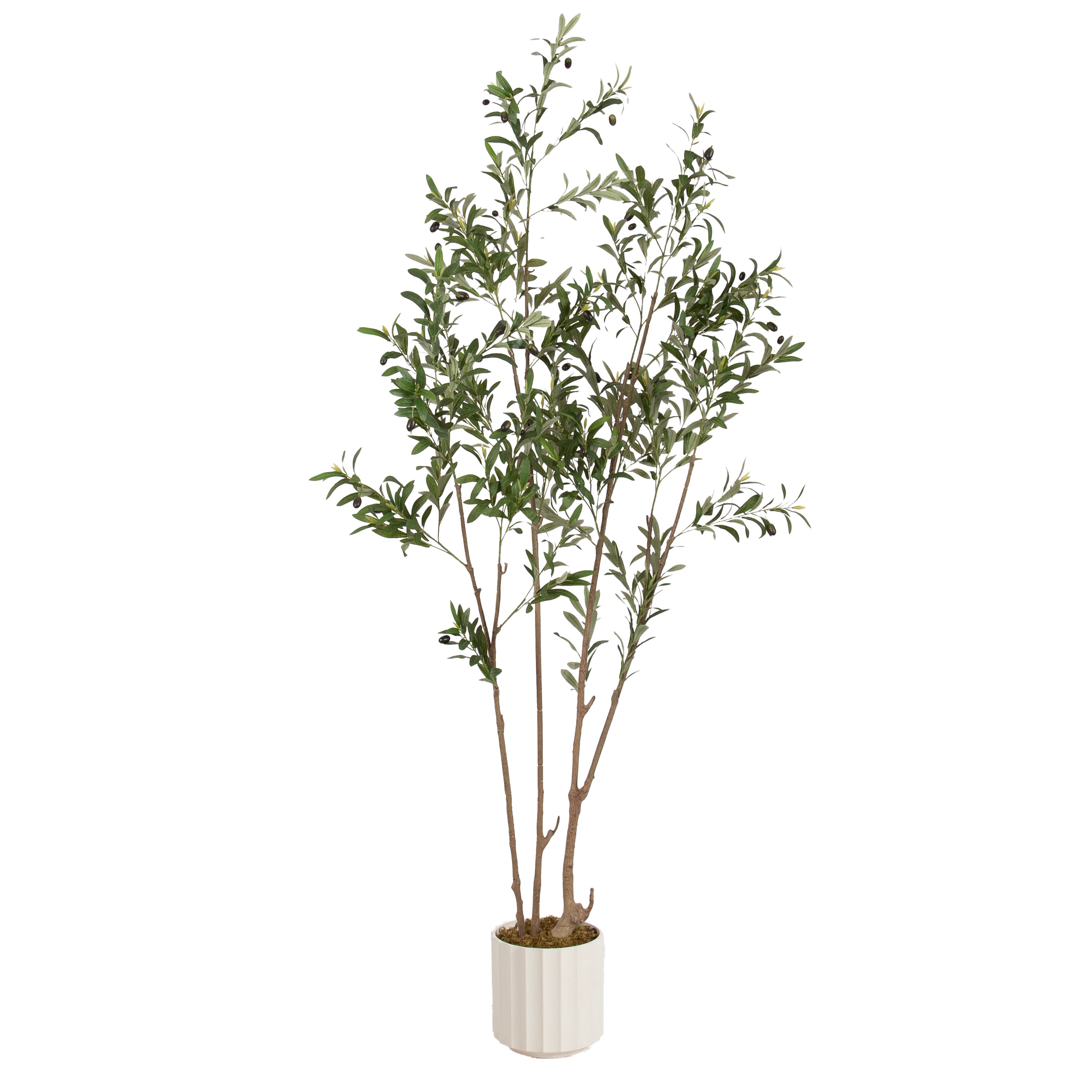 Faux Tree 7' White 1