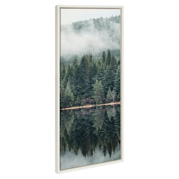Sylvie Misty Forest Framed Canvas by Emiko and Mark Franzen of F2Images