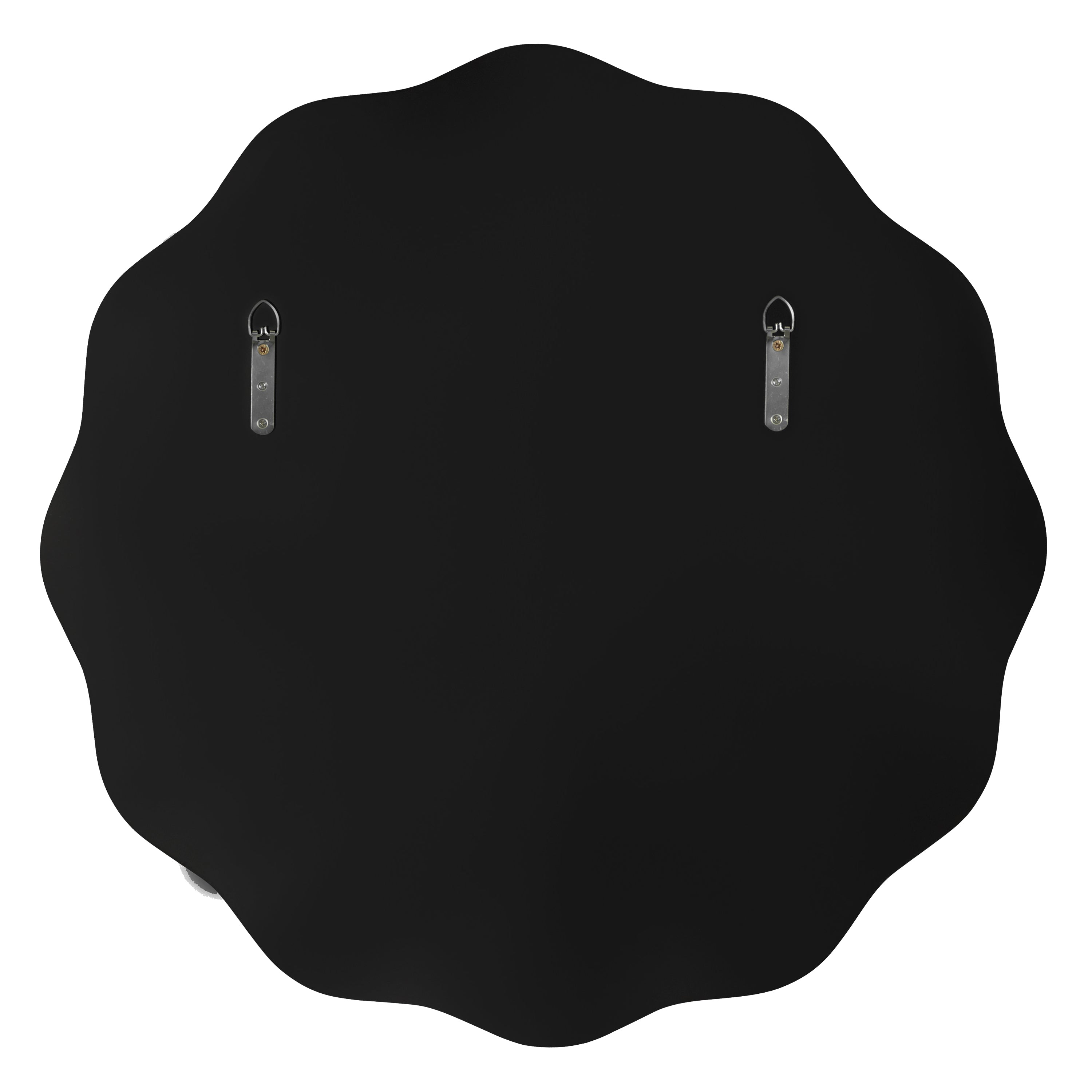 Viona Round Scalloped Mirror