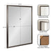 Rectangle Mirror Pewter 26x38 2