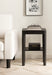 Side Table Black 16x10x25 6