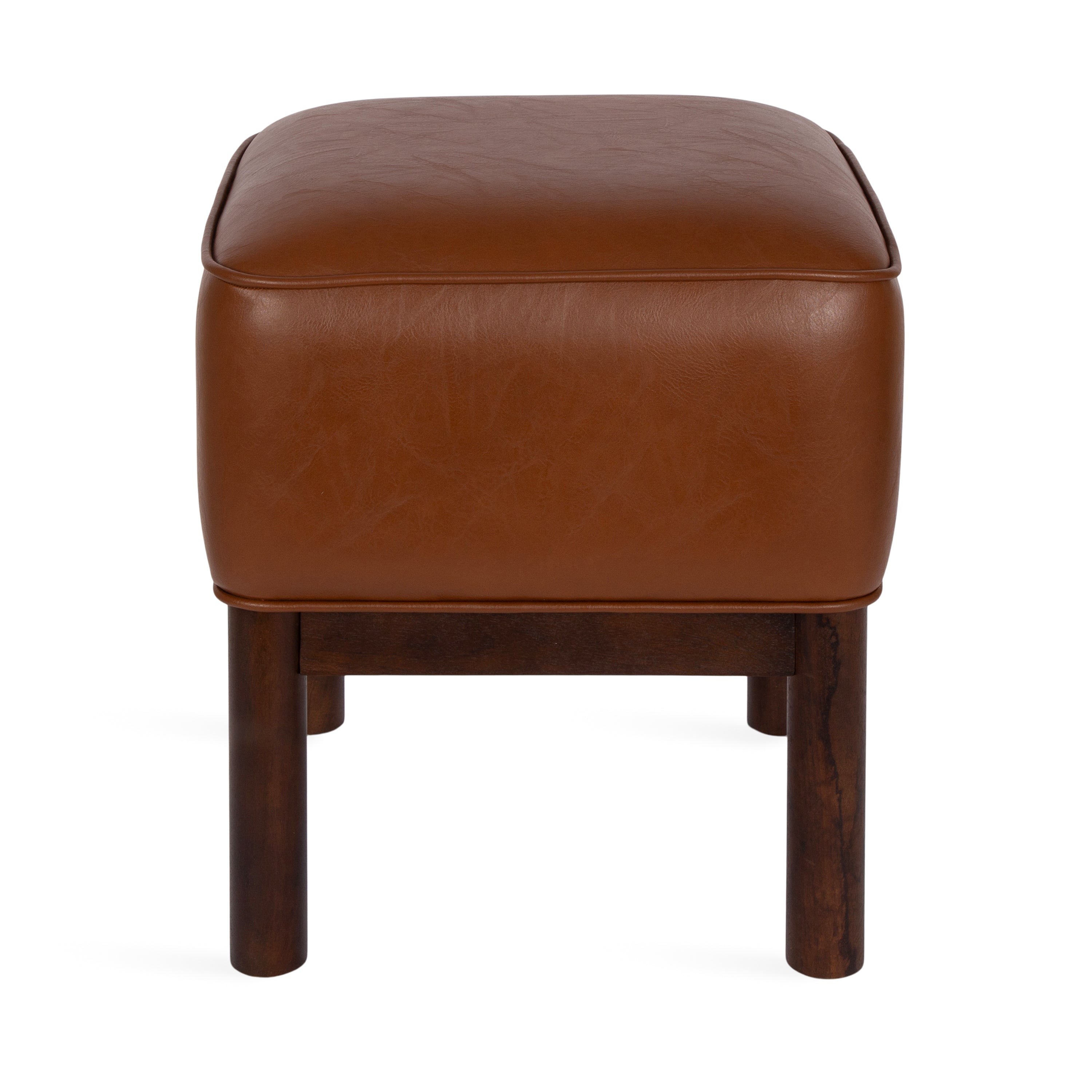 Standard Ottoman Dark Brown 16x16x18 5