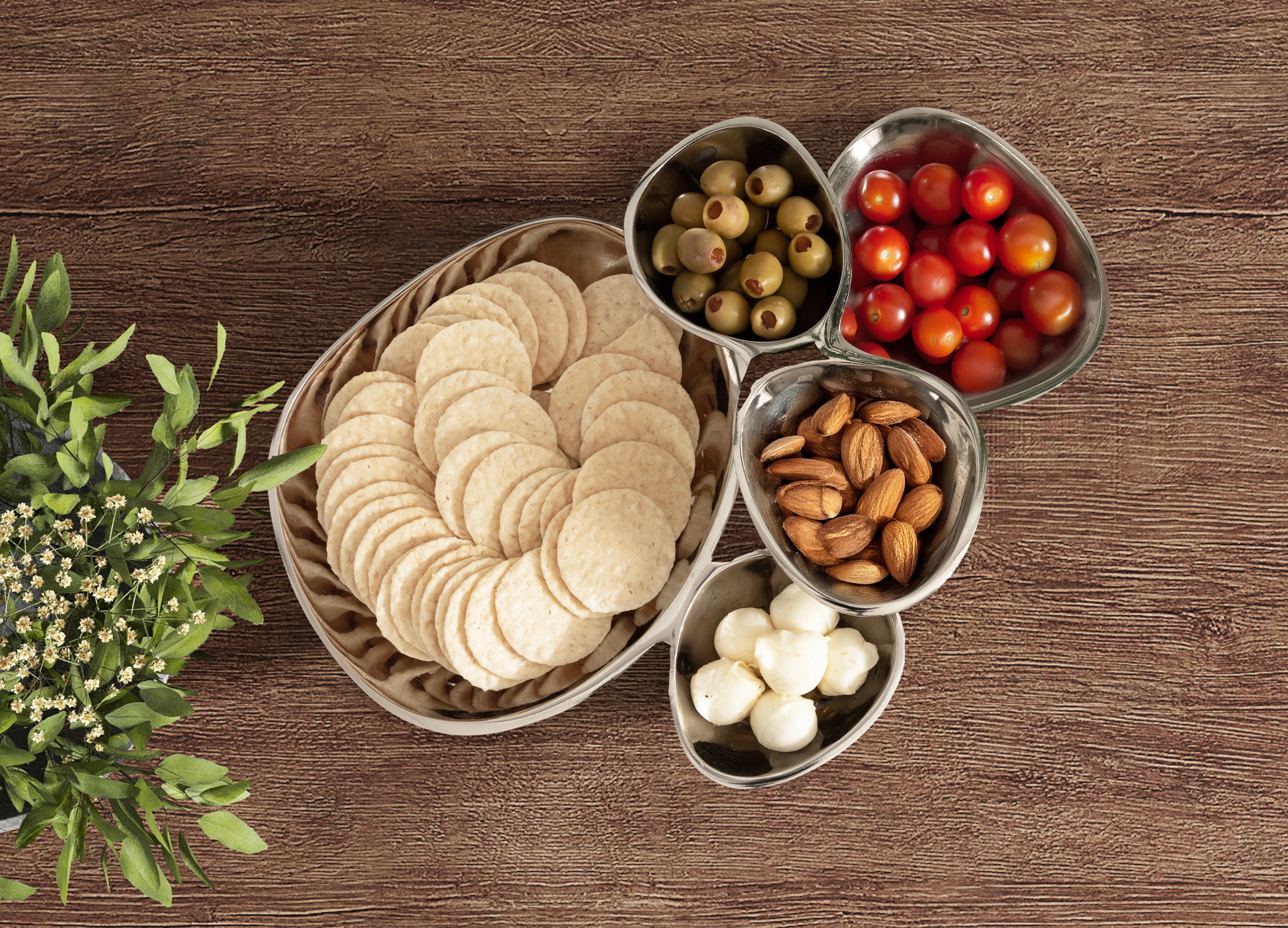 Cluso Footed Cluster Tray